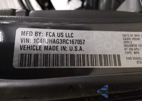 2024 Jeep Grand Cherokee Altitude X 4X4 from USA, damaged, VIN 1C4RJHAG3RC167057
